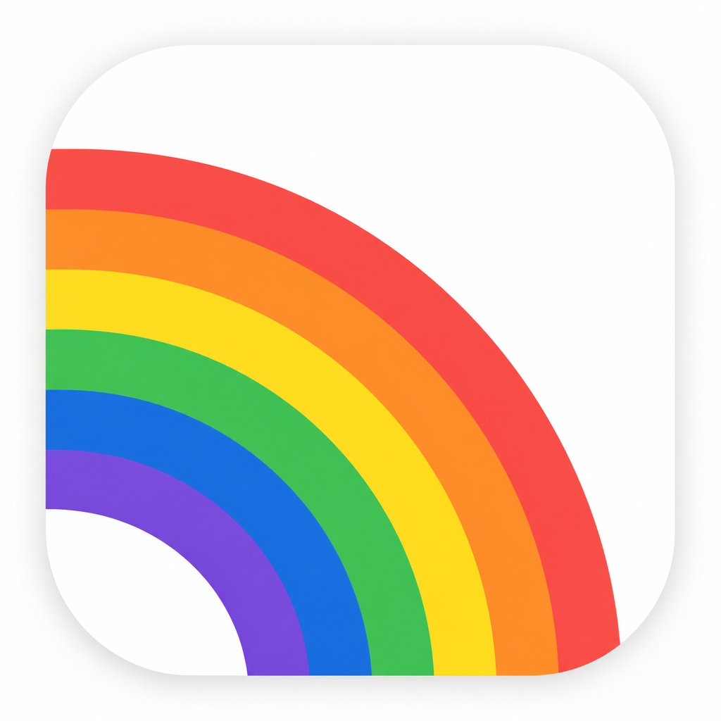 Rainbow wallet logo