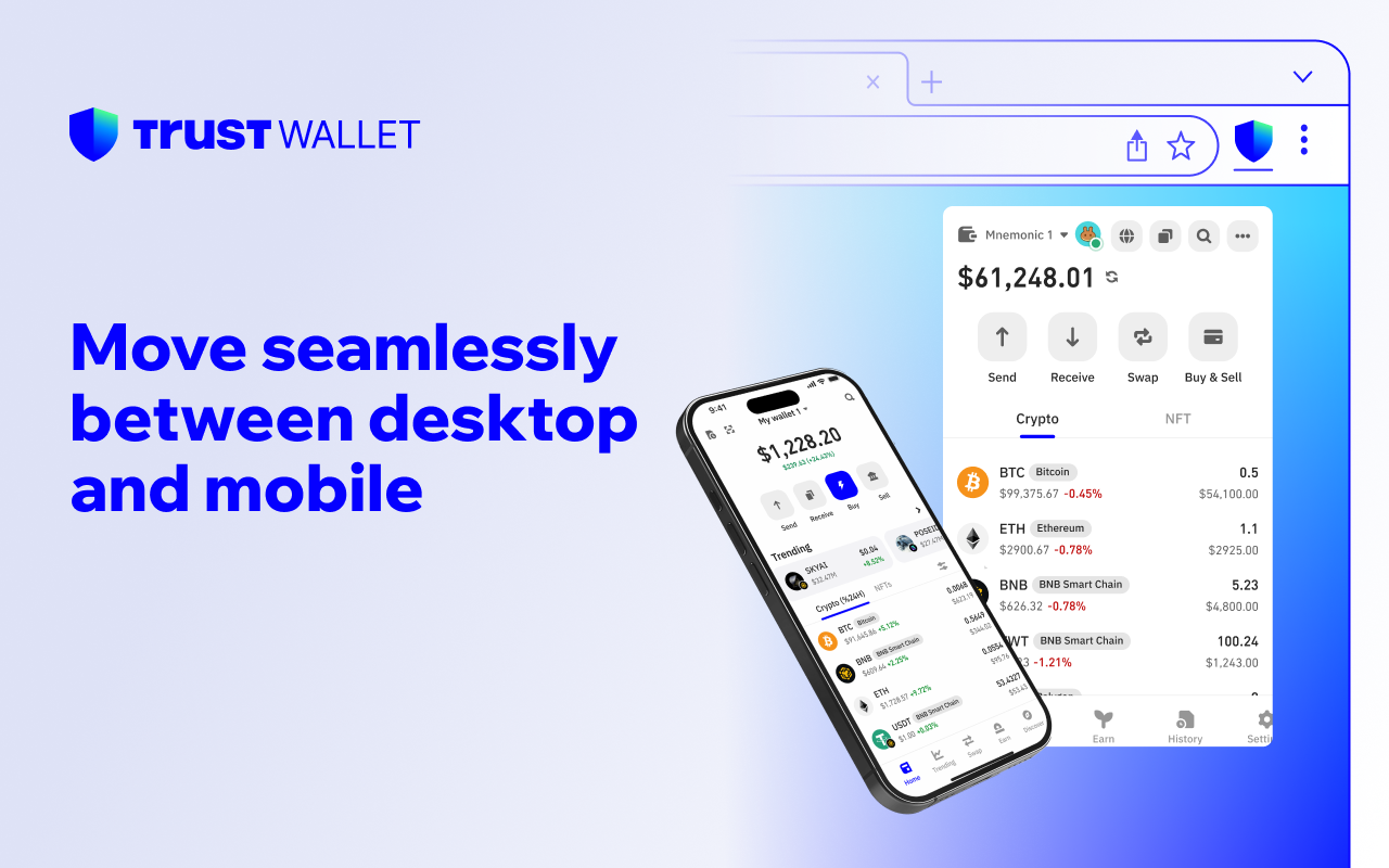 Move seamlessly between desktop and mobile